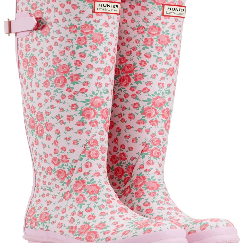Hunter x Love Shack Fancy Tall Wellington Rain Boots